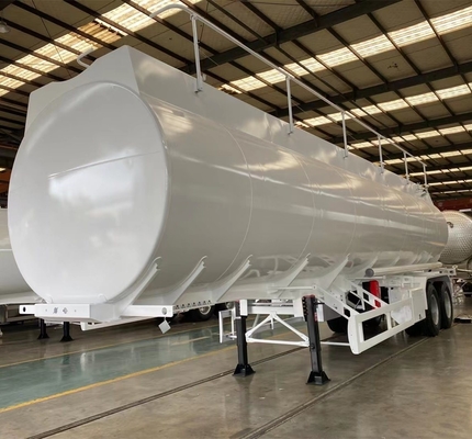 36000-42000 litres réservoir de carburant diesel remorque avec une manivelle et une clé de tête d'arbre