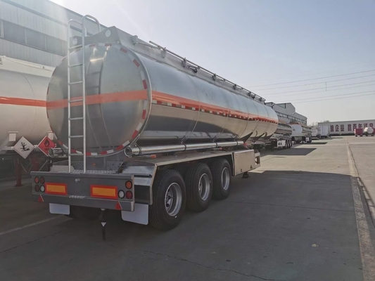 36000-42000 litres réservoir de carburant diesel remorque avec une manivelle et une clé de tête d'arbre