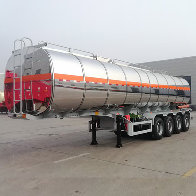 45000 litres Capacité de réservoir de carburant à lit plat remorque Base des roues 7000-8000 mm pour Sal