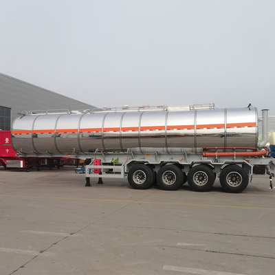 45000 litres Capacité de réservoir de carburant à lit plat remorque Base des roues 7000-8000 mm pour Sal