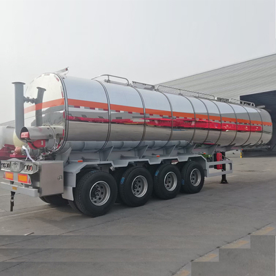 45000 litres Capacité de réservoir de carburant à lit plat remorque Base des roues 7000-8000 mm pour Sal