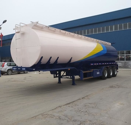 3 essieux réservoir de stockage de pétrole brut remorque avec roulement manuel et vanne de relais Wabco