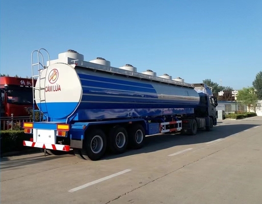 Suspension à bogie 3 essieux 45000 litres réservoir de carburant remorque pour le marché du Zimbabwe