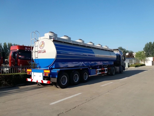 Suspension à bogie 3 essieux 45000 litres réservoir de carburant remorque pour le marché du Zimbabwe