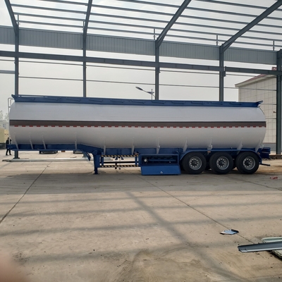 3 essieux 4 essieux réservoir de carburant remorque avec 3&quot; vanne inférieure et système de freinage relais Wabco