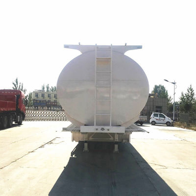Tri-Axle 45000 litres pétrolier diesel pétrole-carburant Semi-remorque avec 7000-8000 mm de base de roue