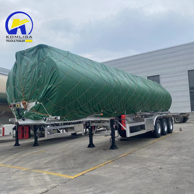 3 essieux 42000L 45000 50000 litres Cisterne à carburant Semi-remorque pour le transport de carburant
