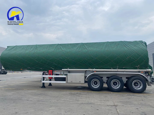 3 essieux 42000L 45000 50000 litres Cisterne à carburant Semi-remorque pour le transport de carburant