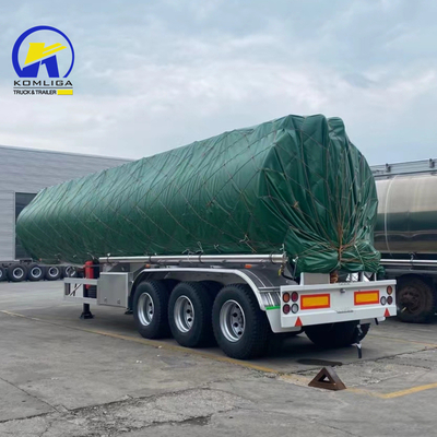 3 essieux 42000L 45000 50000 litres Cisterne à carburant Semi-remorque pour le transport de carburant