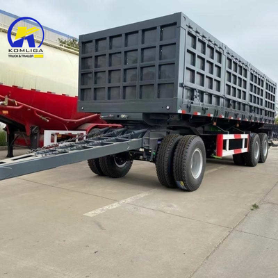 3 essieux 20 tonnes 25 tonnes 30 tonnes camion plein remorque avec 12 unités numéro de pneu et vanne Wabco