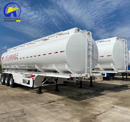 3 essieux 30000/40000/50000 litres de pétrole/diesel Semi-remorque avec 2 pièces de tuyau de décharge
