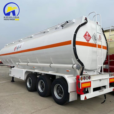 3 essieux 30000/40000/50000 litres de pétrole/diesel Semi-remorque avec 2 pièces de tuyau de décharge