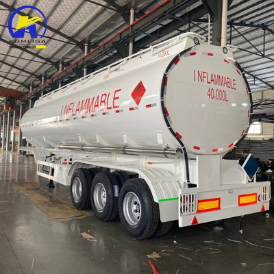3 essieux 30000/40000/50000 litres de pétrole/diesel Semi-remorque avec 2 pièces de tuyau de décharge