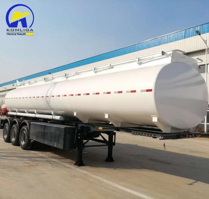 Trailers à réservoir de carburant en aluminium de 40 mètres cubes à 3 essieux certifiés par le CCG pour les besoins africains