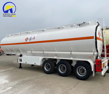 2 4 essieux 30000L 40000L Réservoir de marche en aluminium / camion-citerne semi-remorque pour le transport de pétrole / carburant / diesel / essence / pétrole brut / eau / lait