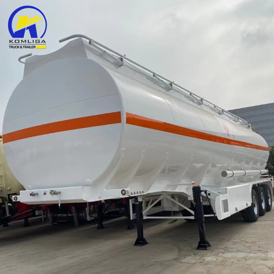 2 4 essieux 30000L 40000L Réservoir de marche en aluminium / camion-citerne semi-remorque pour le transport de pétrole / carburant / diesel / essence / pétrole brut / eau / lait