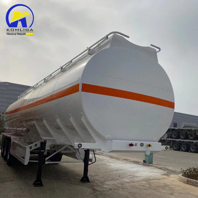 2 4 essieux 30000L 40000L Réservoir de marche en aluminium / camion-citerne semi-remorque pour le transport de pétrole / carburant / diesel / essence / pétrole brut / eau / lait