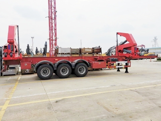 3 essieux 37 tonnes élévateur latéral/chargeur conteneur élévateur semi-remorque sur demande