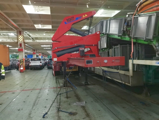 3 essieux 37 tonnes élévateur latéral/chargeur conteneur élévateur semi-remorque sur demande