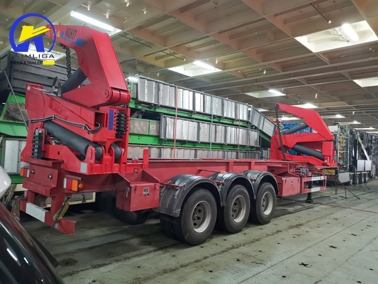 3 essieux 37 tonnes élévateur latéral/chargeur conteneur élévateur semi-remorque sur demande