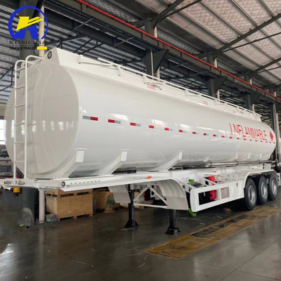 3 essieux 40000L réservoir de carburant huile essence pétrole brut semi-remorque avec système de freinage