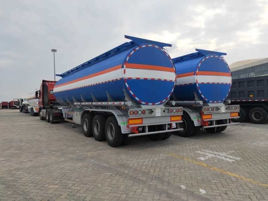 40000 42000 45000 Litres 40 45cbm Diesel aluminium acier carbone réservoir de carburant / réservoir d'huile / semi-remorque