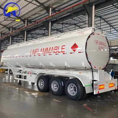 2/3, réservoir de carburant à huile lourde, semi-remorque pour tracteur, camion, allée en aluminium et boîte à outils
