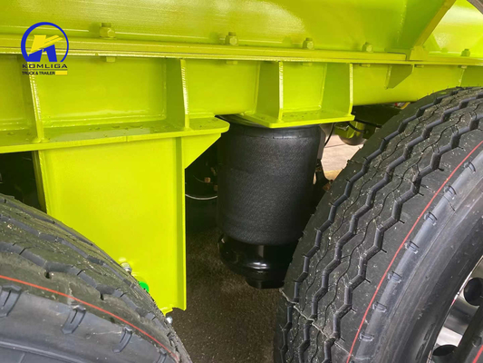 Suspension pneumatique 3 essieux 40000L/42000L/45000L Camion pétrolier en acier inoxydable Semi-remorque