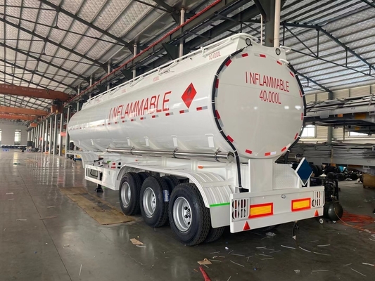 3 essieux à remorque Suspension 45000/50000L Huile de carburant Huile d'essence Cisterne semi-camion Tracteur remorques
