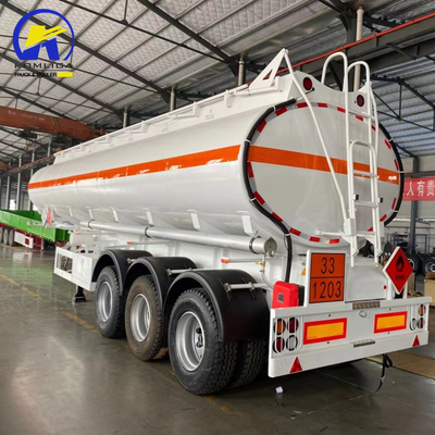3 essieux 40000L/42000L/45000L/48000L/50000L Aluminium Steel Tanker Trailer Tank Truck Trailer pour suspension mécanique et 6 M par tuyau de décharge