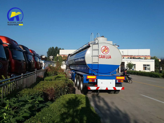 3 essieux 40000L huile de carburant essence pétrole brut réservoir de carburant pétrole semi-remorque haute capacité