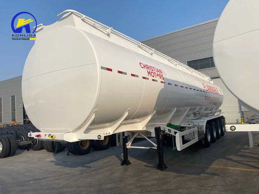 Vendez directement 3 essieux réservoir d'huile Feul camion-citerne remorque avec 1820mm bande de roulement