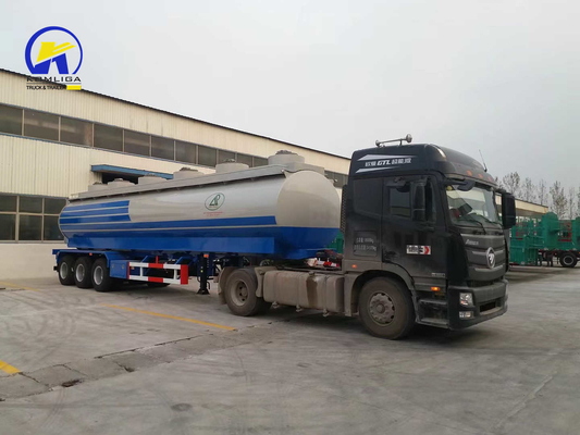 3 essieux 42cbm Réservoir de Feul Semi-tailer Réservoir d'huile Semi-remorque avec support technique