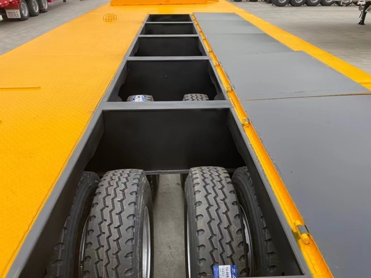 Trailers à 3 axes, 4 axes, cou de poule et 5 100 tonnes