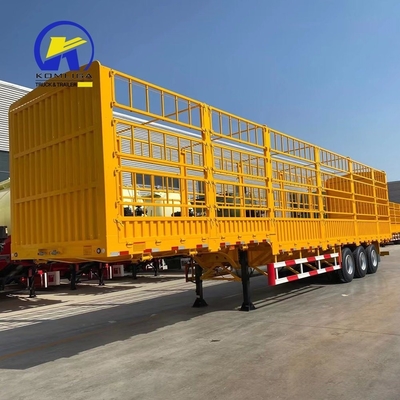 Semi-remorque de transport de marchandises en vrac de 30 à 100 t, capacité de chargement et conception durable