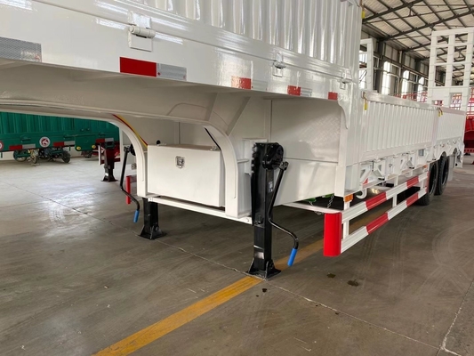Semi-remorque à essieu simple lowboy avec une capacité de charge de 80 tonnes et un numéro de pneu de 12