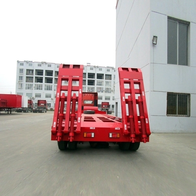 50-150 tonnes de remorque à lit bas avec classe lourde et système de suspension mécanique