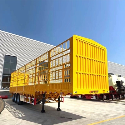 Fermetures à tourner en option Lourde charge 60-80 tonnes Fourgon boîte de clôture Cargo Semi-remorque 13m 14m 15m