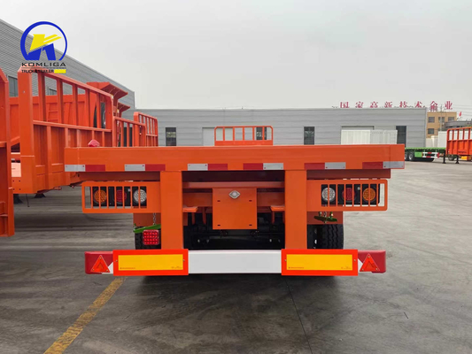 Sinotruk 3 essieux 4 essieux conteneur à plat semi-remorque avec verrouillage de torsion en option