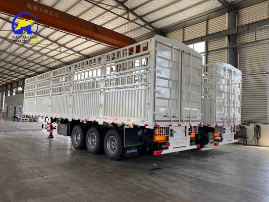 Sinotruk HOWO 3 essieux 4 essieux Semi-remorque à plat à bras croisés