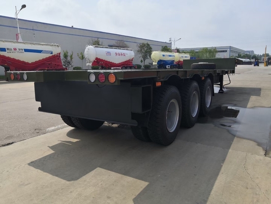 Sinotruk 3 essieux Fuwa 13t 60 tonnes Tailleur à basse couche avec Q345b Charbon acier poutre principale