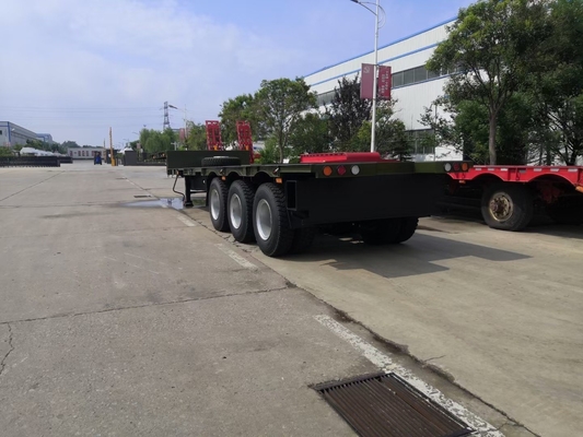 Sinotruk 3 essieux Fuwa 13t 60 tonnes Tailleur à basse couche avec Q345b Charbon acier poutre principale