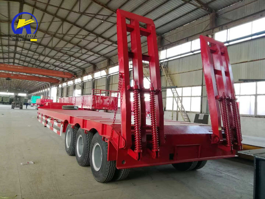 7000-8000 mm Base de roue basse Lit bas Semi-remorques pour les solutions de transport lourds
