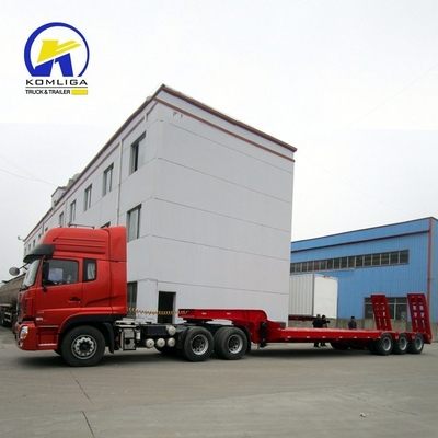 7000-8000 mm Base de roue basse Lit bas Semi-remorques pour les solutions de transport lourds