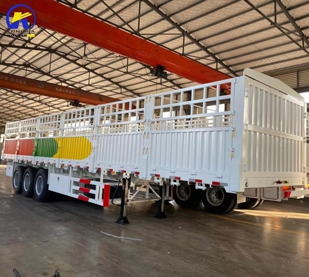 Une remorque de semi-camion en bon état avec une vanne Wabco et une roue de 7000-8000 mm