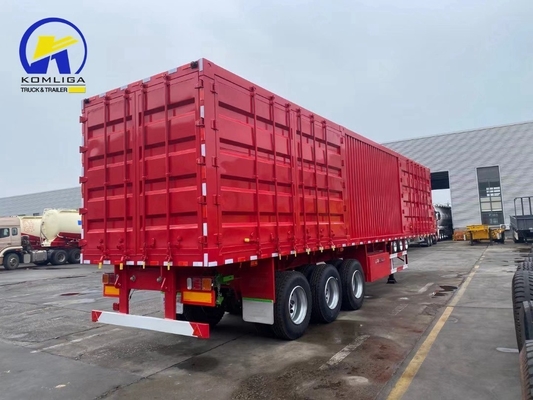 Système de freinage antiblocage ABS 3 essieux 4 essieux Box type semi-remorque avec porte convertible