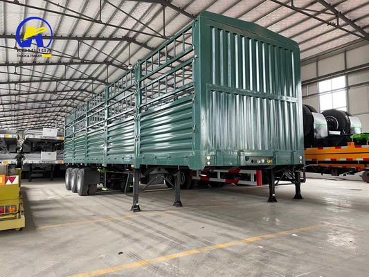 Semi-remorque de 50 tonnes à protection latérale avec fonction d'auto-dépôt