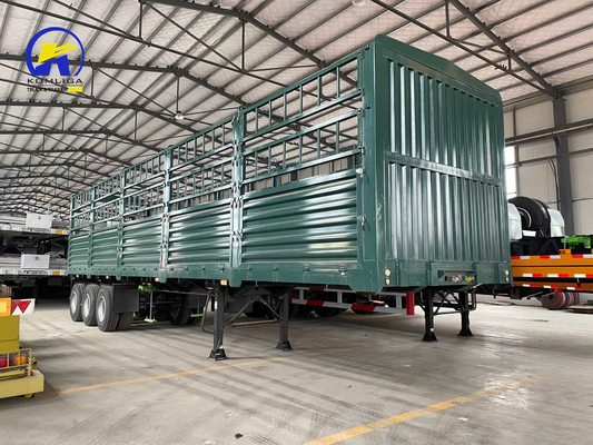 Semi-remorque de 50 tonnes à protection latérale avec fonction d'auto-dépôt