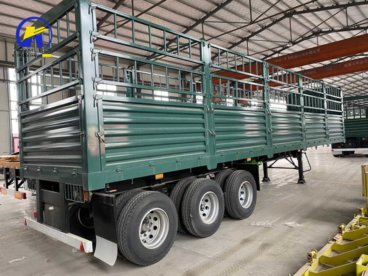 Semi-remorque de 50 tonnes à protection latérale avec fonction d'auto-dépôt