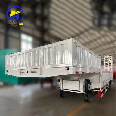 LED Light 3 Axle Gooseneck Semi-remorque basse avec rampe personnalisée sur demande personnalisée
